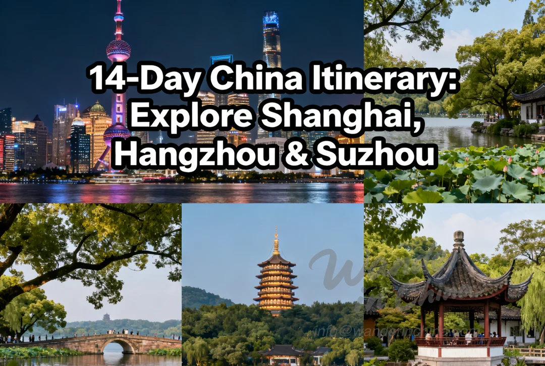 14天中国行程：探索上海、杭州和苏州