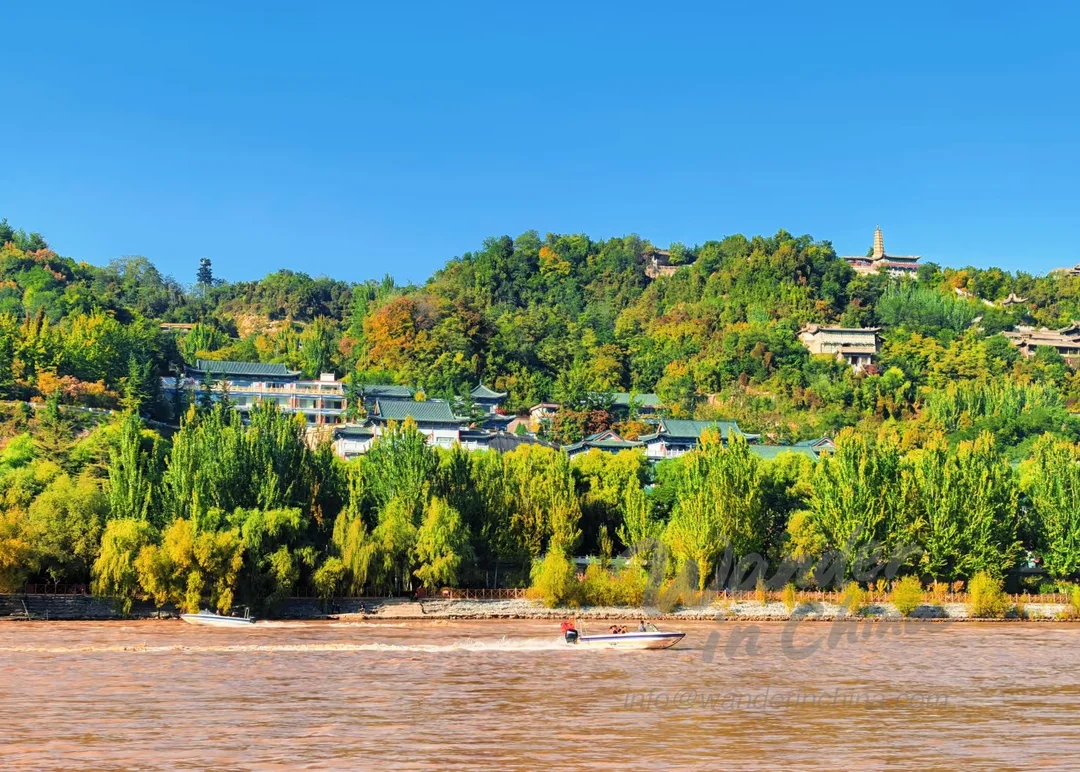 兰州的秋季街景。