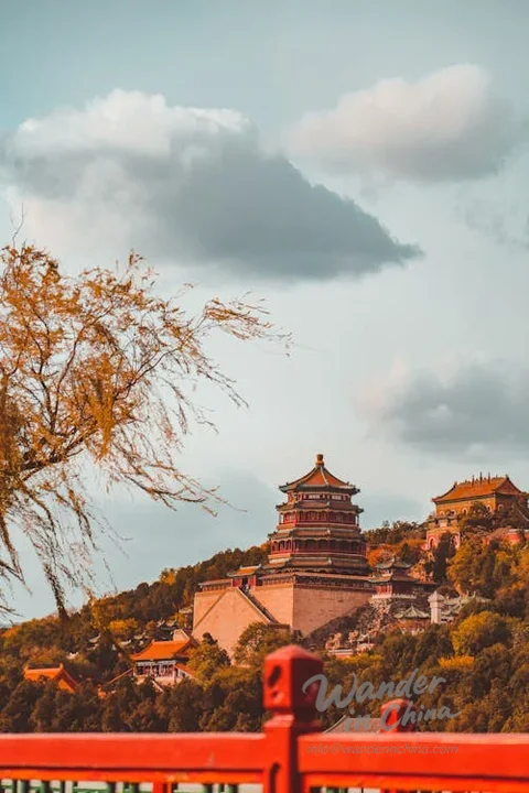 พระราชวังฤดูร้อนที่สวยงามในปักกิ่ง สถานที่ท่องเที่ยวทางวัฒนธรรมของจีน