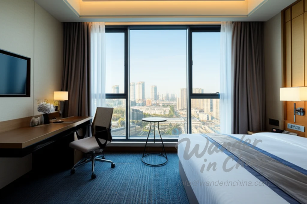 Changsha Hotel Room City View.