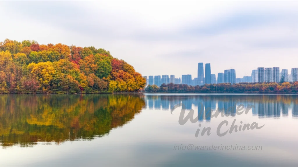Ostsee Wuhan Herbstlandschaft.