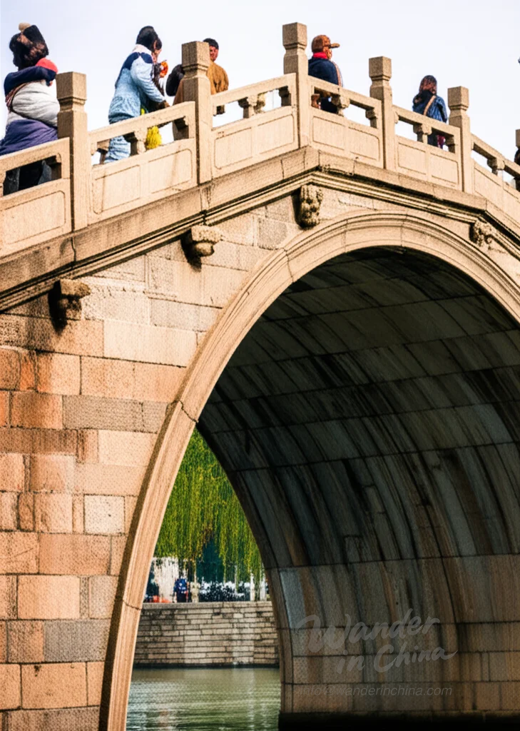 Fangsheng Bridge in Zhujiajiao, Shanghai.