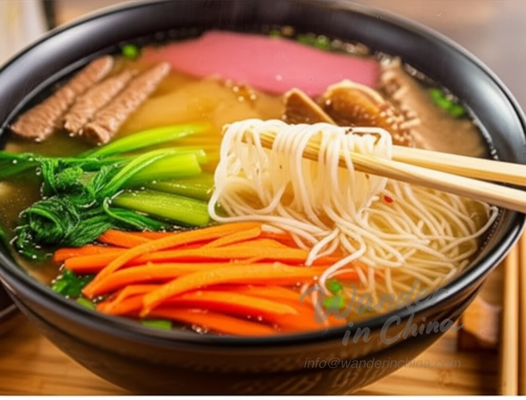 Comida Guo Qiao Mixian Kunming.