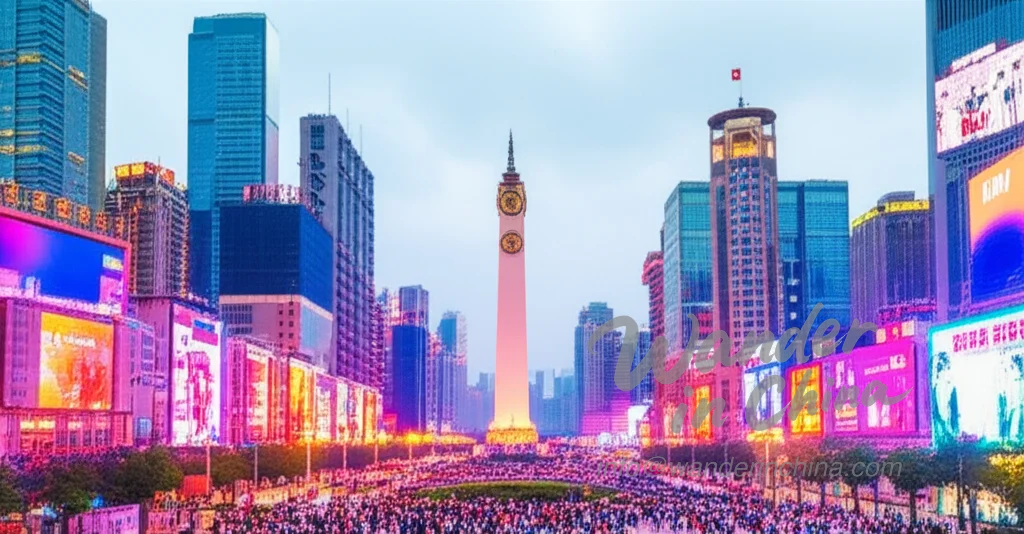 Explore Jiefangbei: Chongqing's Vibrant City Center & Shopping Paradise