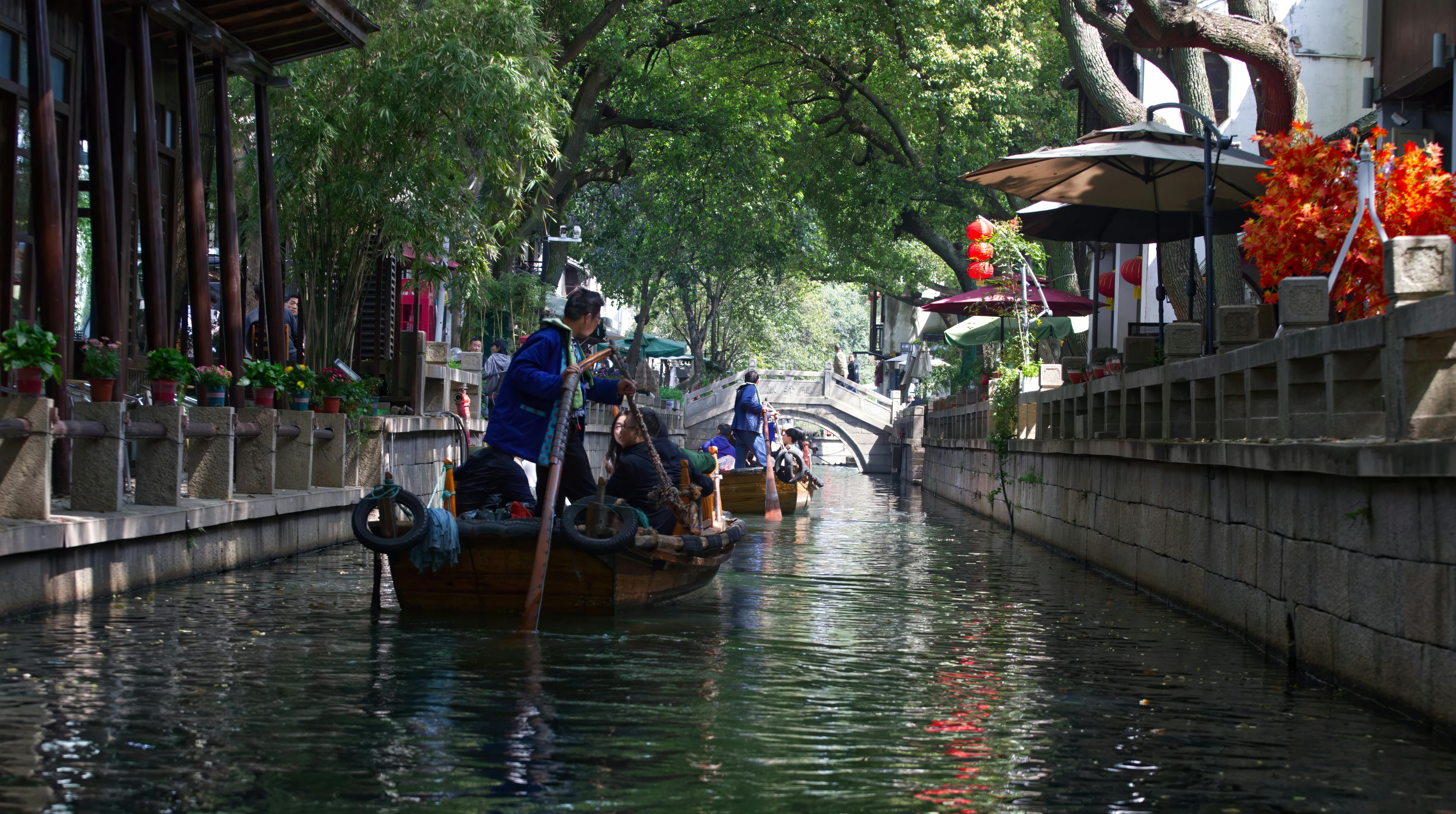 Pingjiang Road Suzhou canal view.