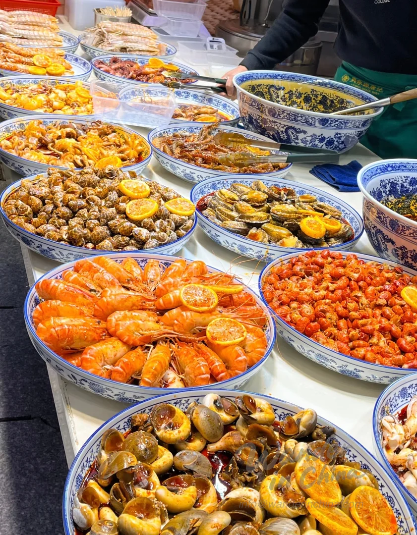 Puesto de comida callejera de Shenzhen.