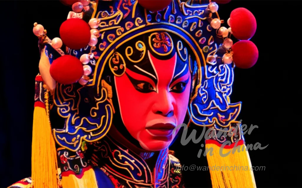 Sichuan opera performance in Chongqing.