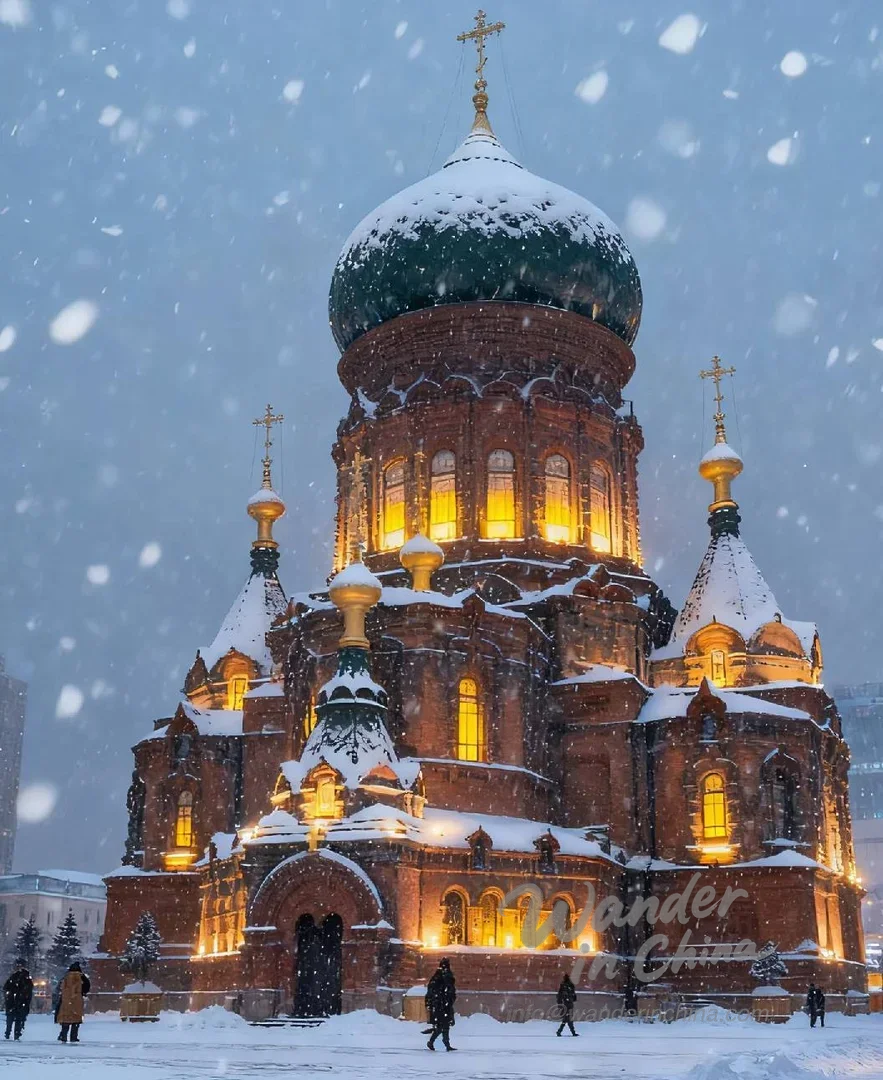 Cathédrale Sainte-Sophie : Joyau architectural russe de Harbin