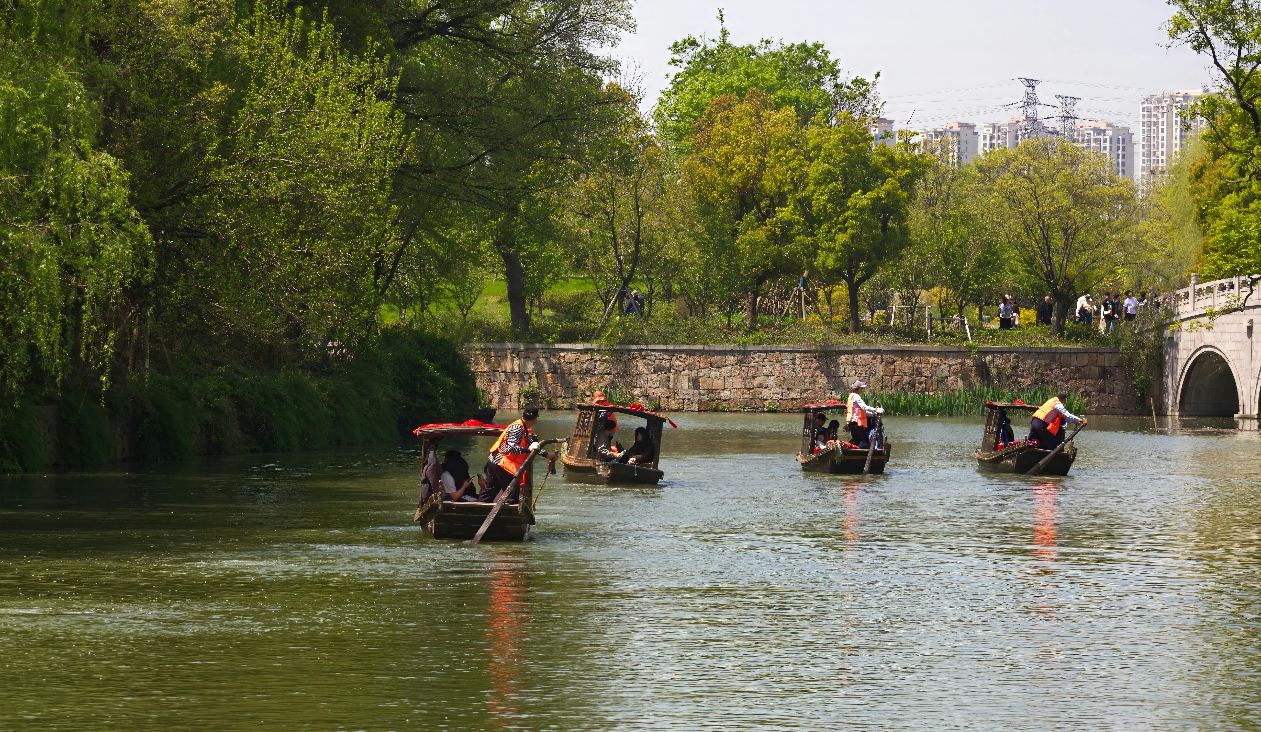 Suzhou Kanal Bootsfahrt.