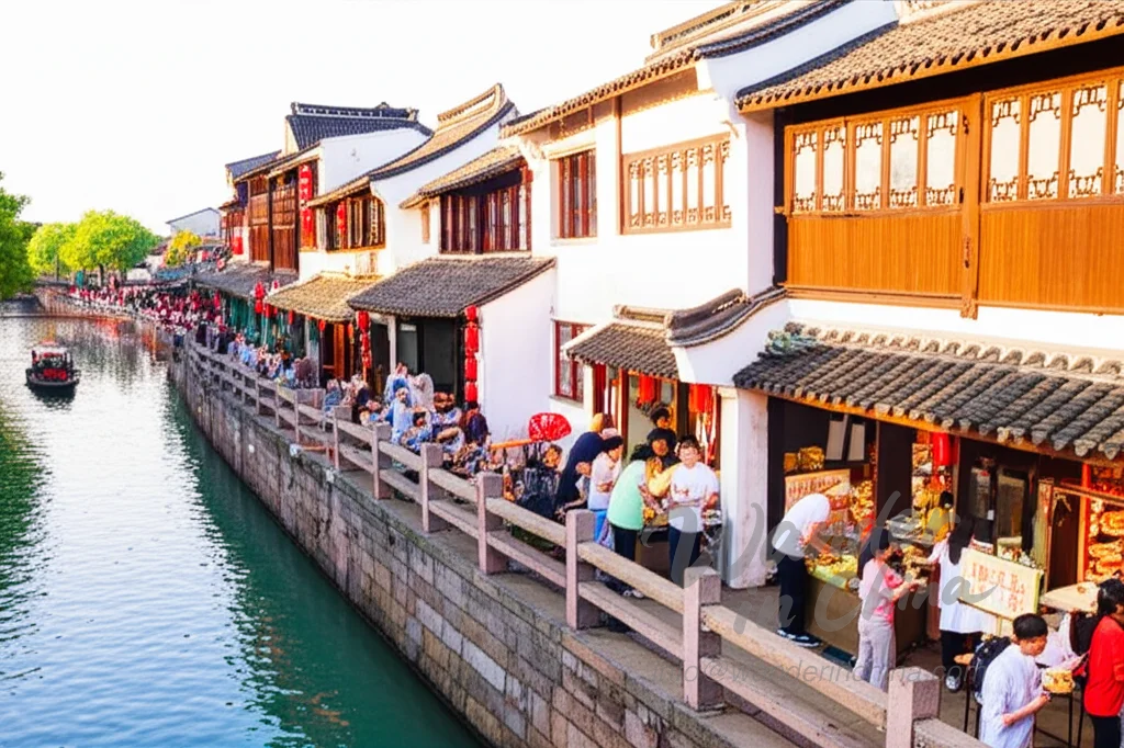 Suzhou Streetfood auf der Pingjiang Road.