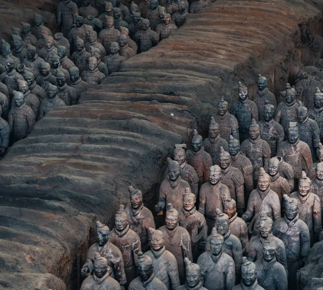 중국 시안의 병마용.