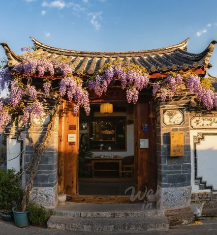 Traditionelle Naxi-Pension in der Altstadt von Lijiang.