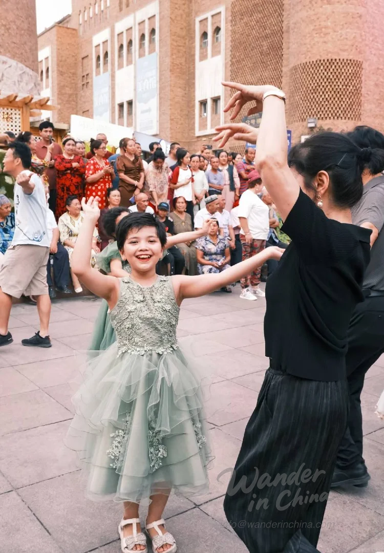 Uyghur dance performance in Urumqi.