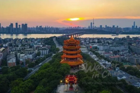 Yellow Crane Tower Wuhan historical landmark.