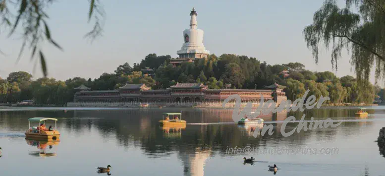 北海公園の白塔。