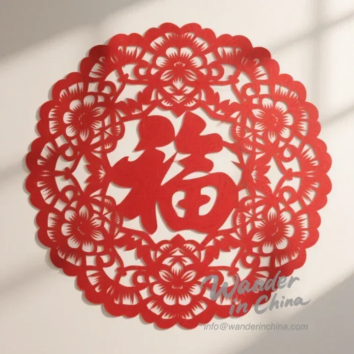 Découpage de papier chinois