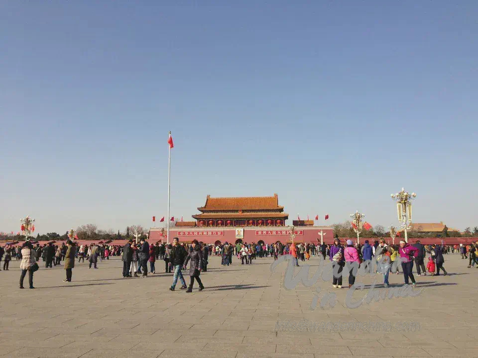 北京の天安門広場。