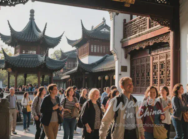 上海豫園自助遊。