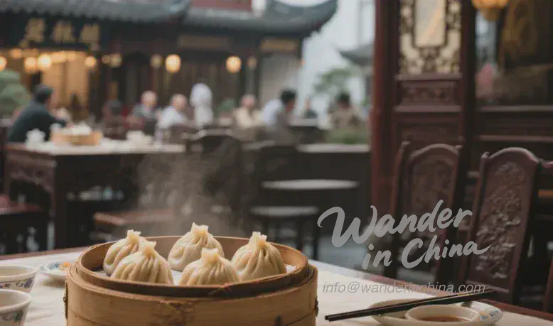 豫園近くの小籠包.